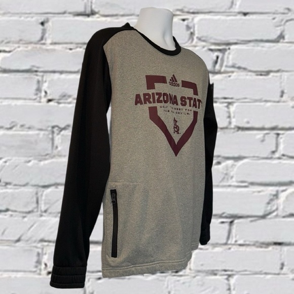 Adidas Arizona State University Sun Devils AEROREADY Long Sleeve Shirt – Size M - Picture 5 of 12